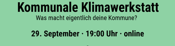 Klimawerkstatt 29.9.2026